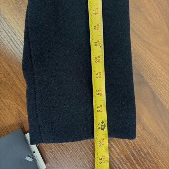 FS Limited Womens NEW Wool Blend Double Breasted Overcoat Pea Coat Black XL - Picture 14 of 16